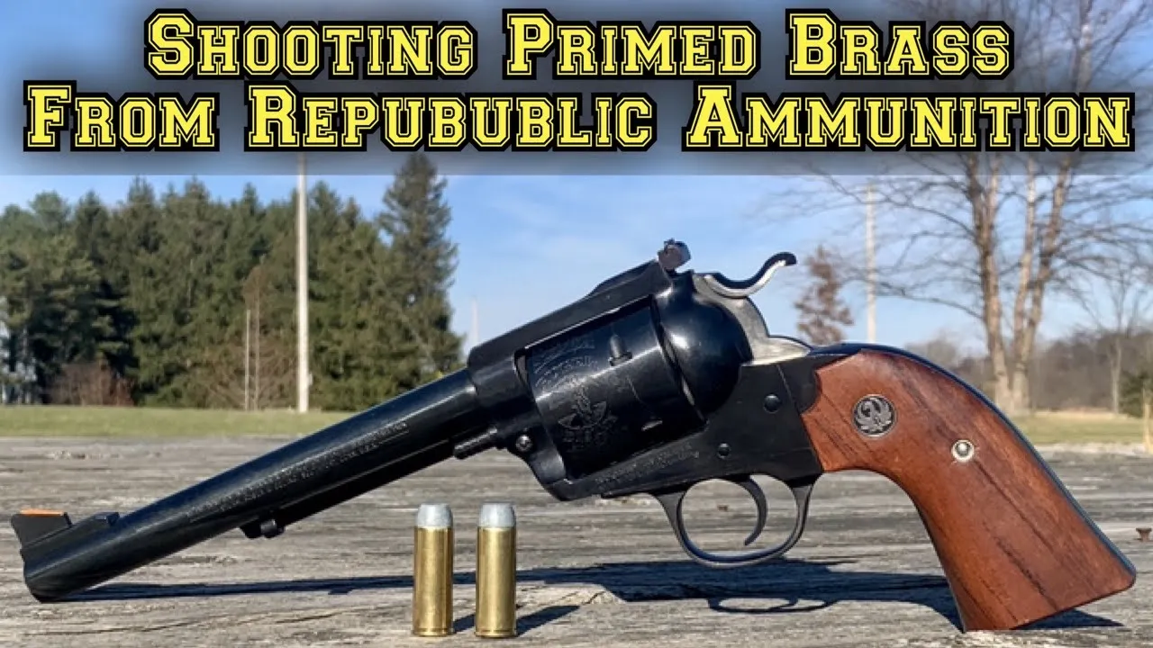 Shooting Primed 45 Colt Brass in my Ruger Blackhawk Bisley and Cimarron Pistoleer