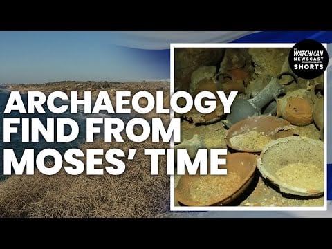 STUNNING Israel Archaeology Discovery From Time of Moses & Biblical Exodus| Watchman Newscast Shorts