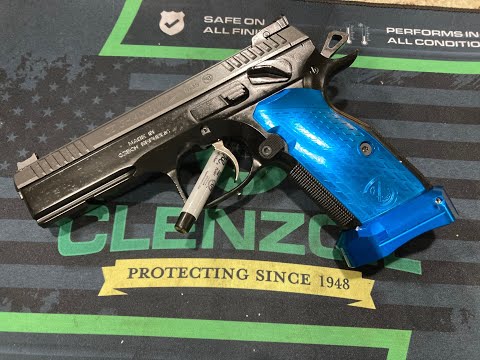 M-Arms 3D President Grips and Magwell on the CZ Shadow 2!