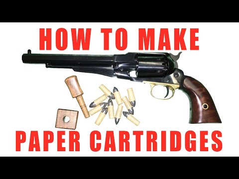 How To Make Paper Cartridges: The Manley Paper Cartridge Former