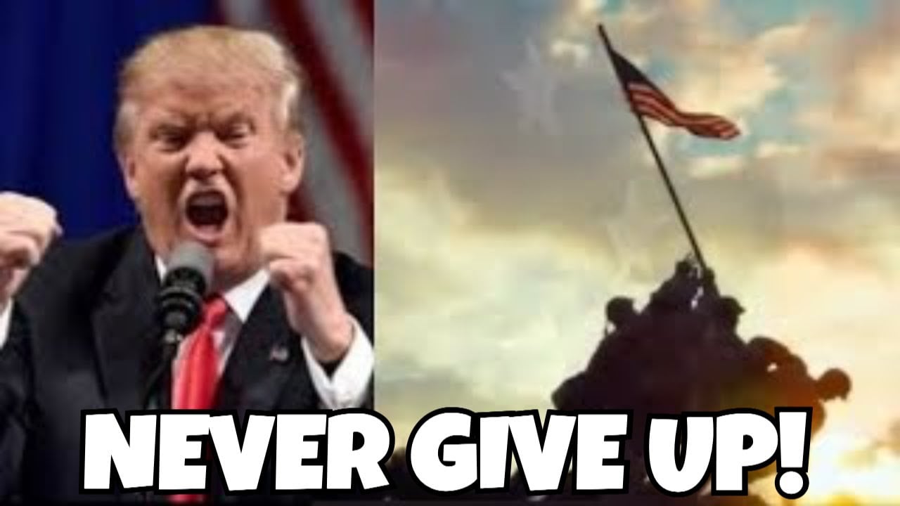 Most Powerful TRUMP AD "Never Give Up! Super MOTIVATIONAL!  It's EPIC!
