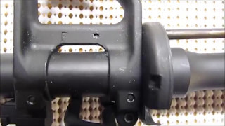 How to remove the gas tube on an AR15/M4