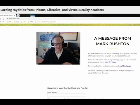 Earning royalties from Prisons Libraries and Virtual Reality headsets
