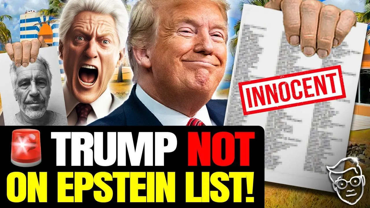Trump COMPLETELY EXONERATED by Epstein Docs: ‘Totally INNOCENT, Never Visited Island’ Clintons PANIC