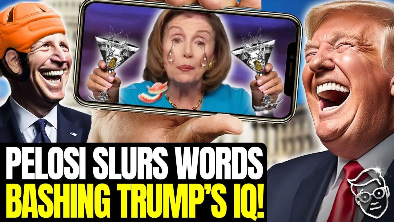 Pelosi SPITS-Out Dentures On LIVE TV in Unhinged Anti-Trump MELTDOWN | Confuses Trump With Biden 🍸