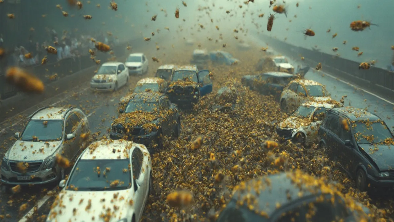 OMENS FOR CHINA! Billions of Insects fell from the Sky in Hanshou County. Typhoon Yagi?