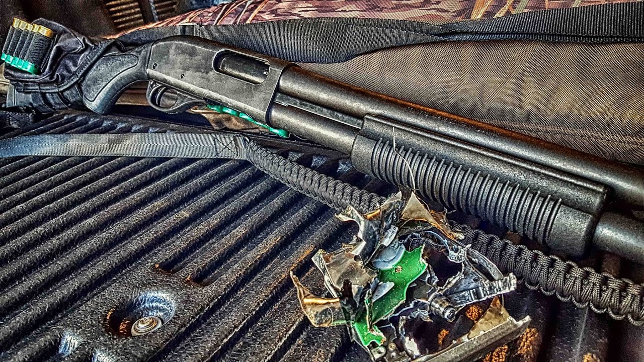 Shotgun slugs vs hard drive