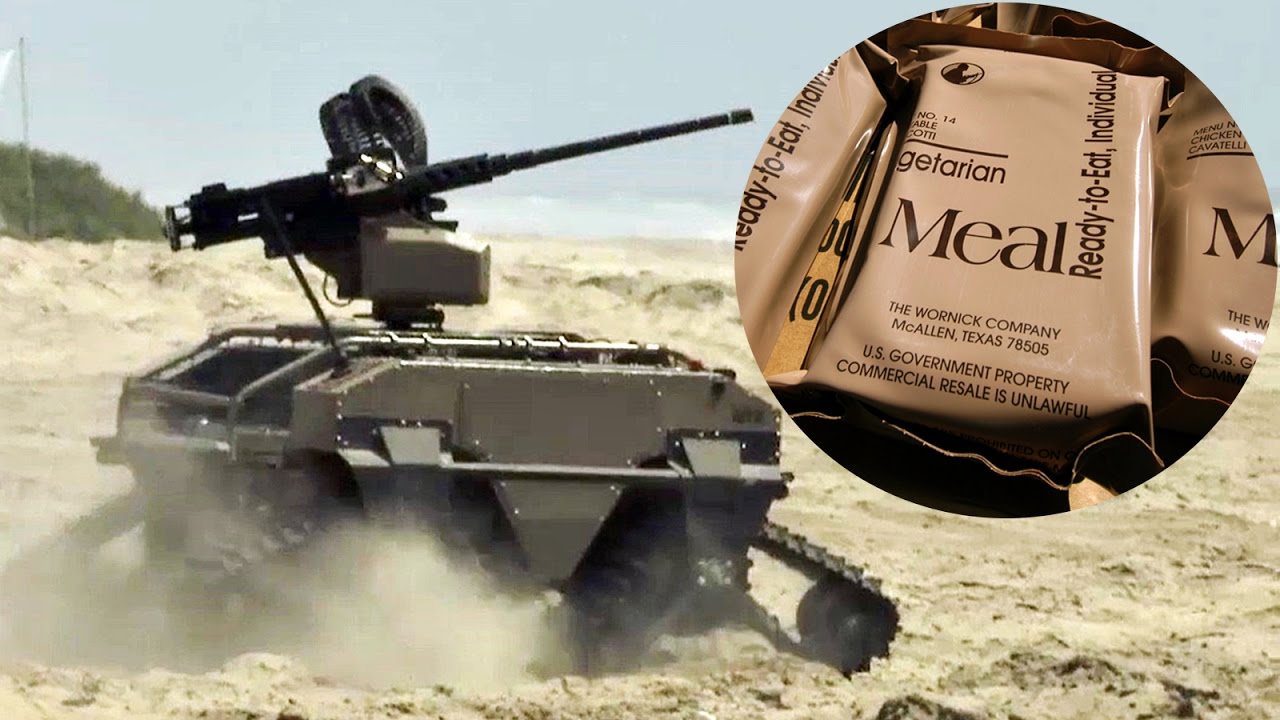 Marines Use Experimental Drones To Storm Beach And Deliver MRE Meals