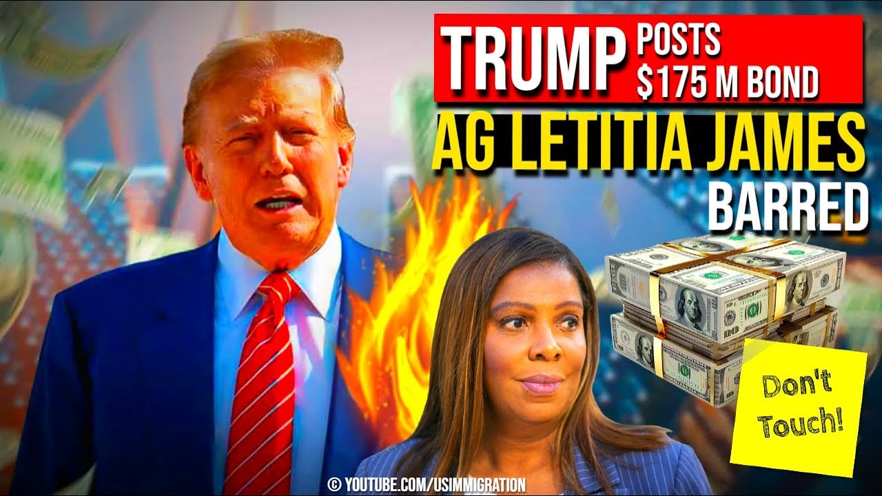 Breaking🔥BIG WIN for Trump! AG Letitia James BARRED from collecting Trump Bond of $175 Million!