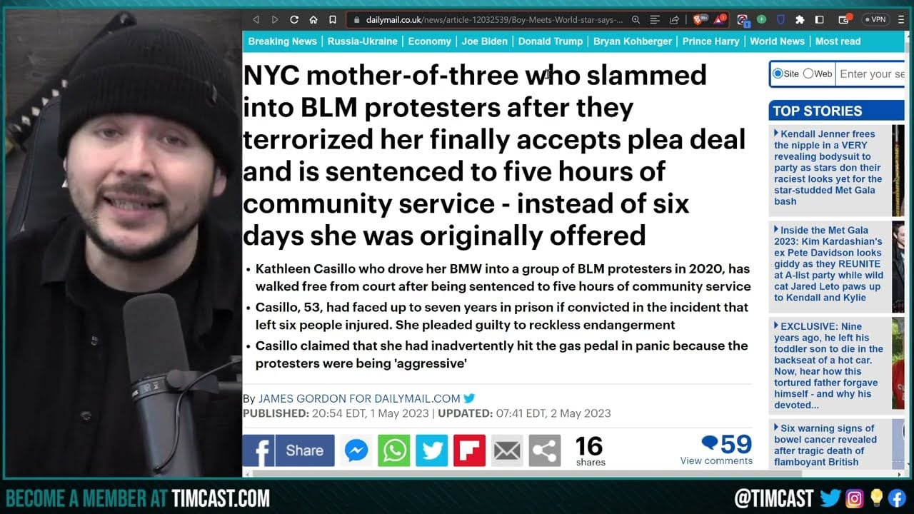 Woman Who RAMMED BLM Extremists WINS Court Case, Dodges 7 Year Prison Sentence And Walks FREE
