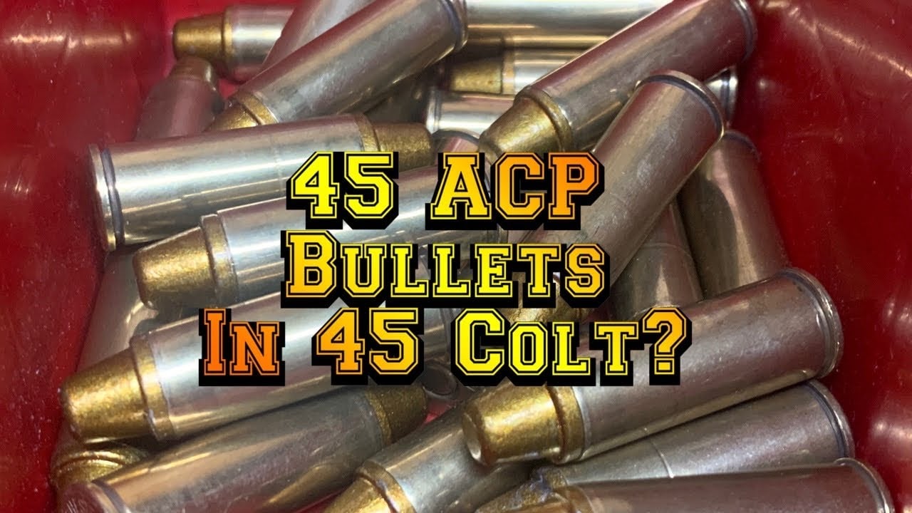 Can You Load 45 ACP Bullets in 45 Colt? Let’s Try It Out