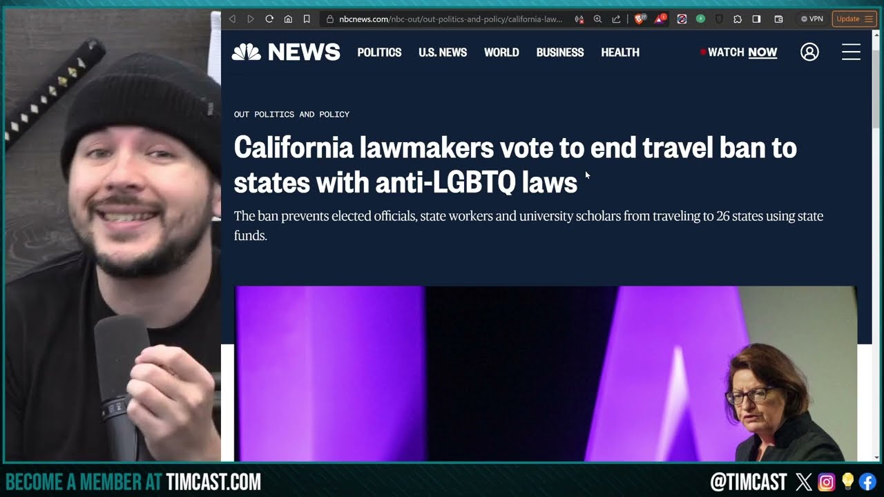 Democrats END Travel Ban To Anti-LGBT States as THEY LOST, CA GETS WOKE AND GOES BROKE
