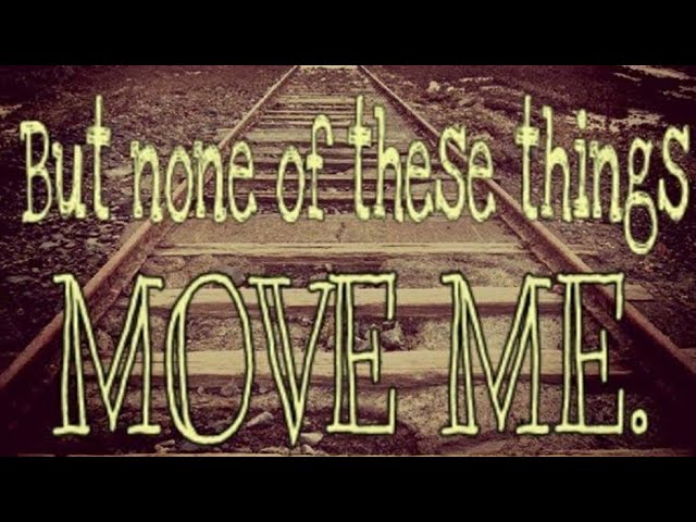 But None of these things Move Me | Pastor Aaron Thompson | 10/23/2022 Sunday PM