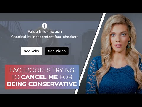 Facebook is trying to cancel me for being conservative