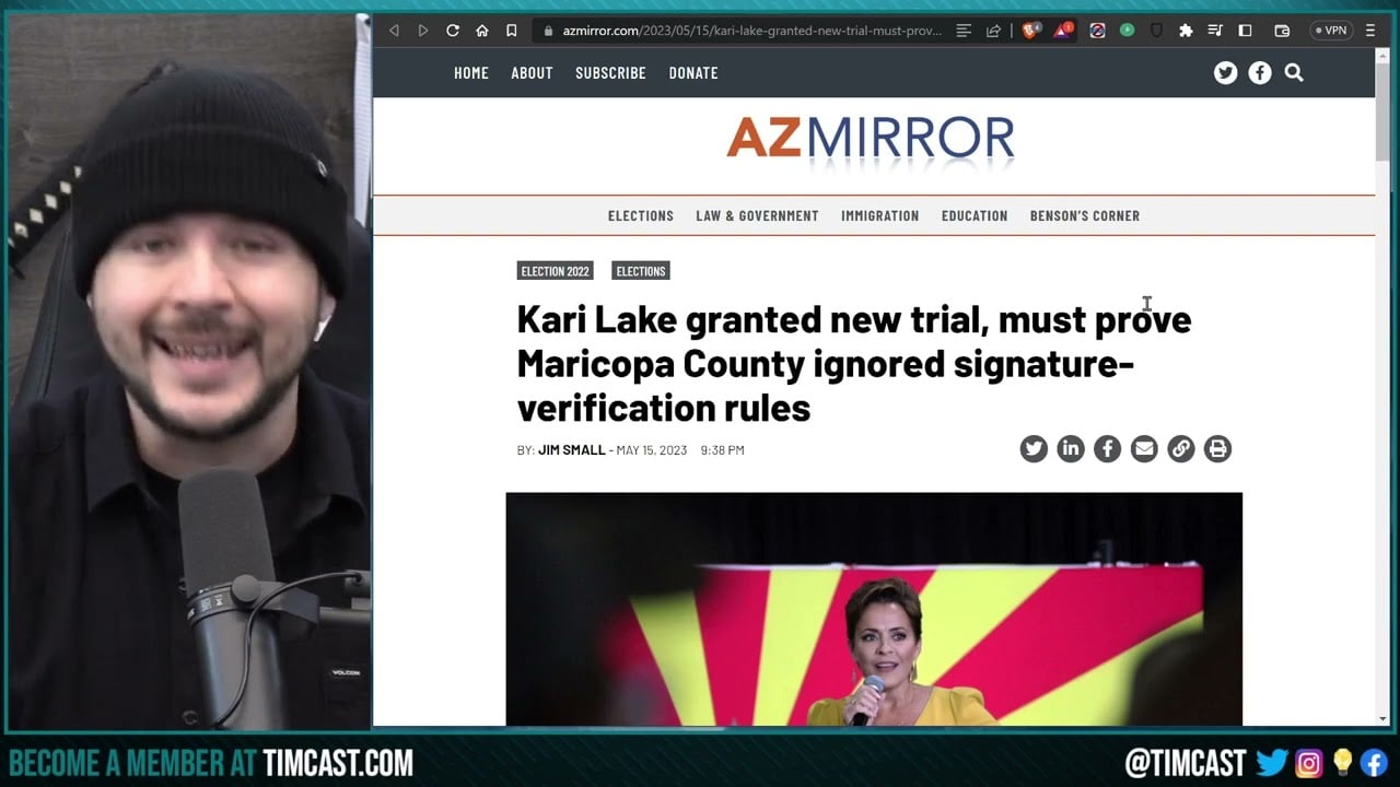 Kari Lake WINS AGAIN, Court Case ADVANCES, Lake Must prove Signature Verification NOT DONE