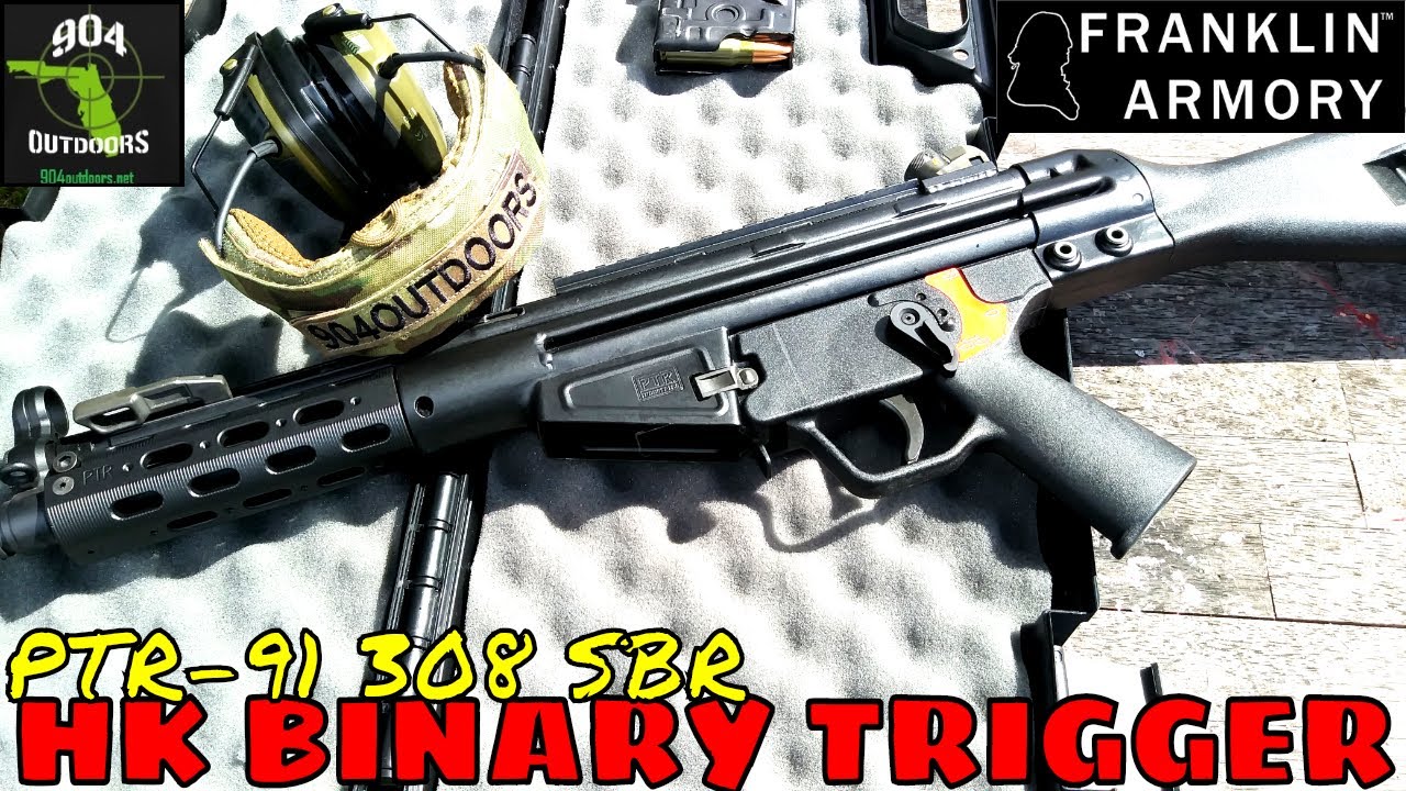 Franklin Armory BFSIII HK Binary Trigger in 308 SBR!