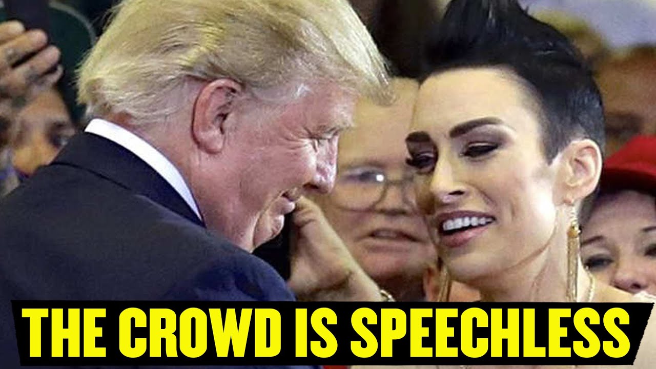 Trump BREAKS when surprise woman appears in the crowd, he then does something Amazing