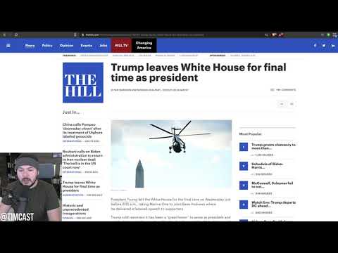 Trump Departed The White House, Its Over, Biden To Be Sworn In And Trump FAILED To Pardon Assange
