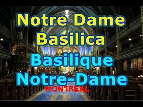 Bells Ringing at Notre-Dame Basilica of Montreal, Quebec