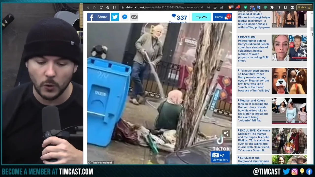 Dude LOSES IT, HOSES Homeless Woman In San Francisco, Democrat Policy Has Driven People INSANE