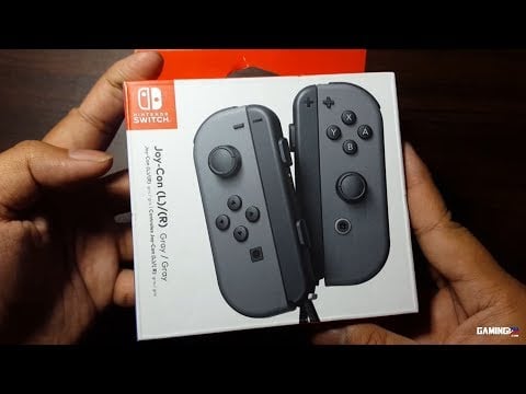 Joy-Con (L)/(R) Gray for Nintendo Switch Unboxing