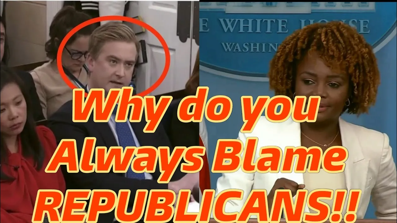 Isn't DC run by DEMOCRATS?"Peter DOOCY Grills Confused Karine Jean-Pierre over Blames on REPUBLICANS