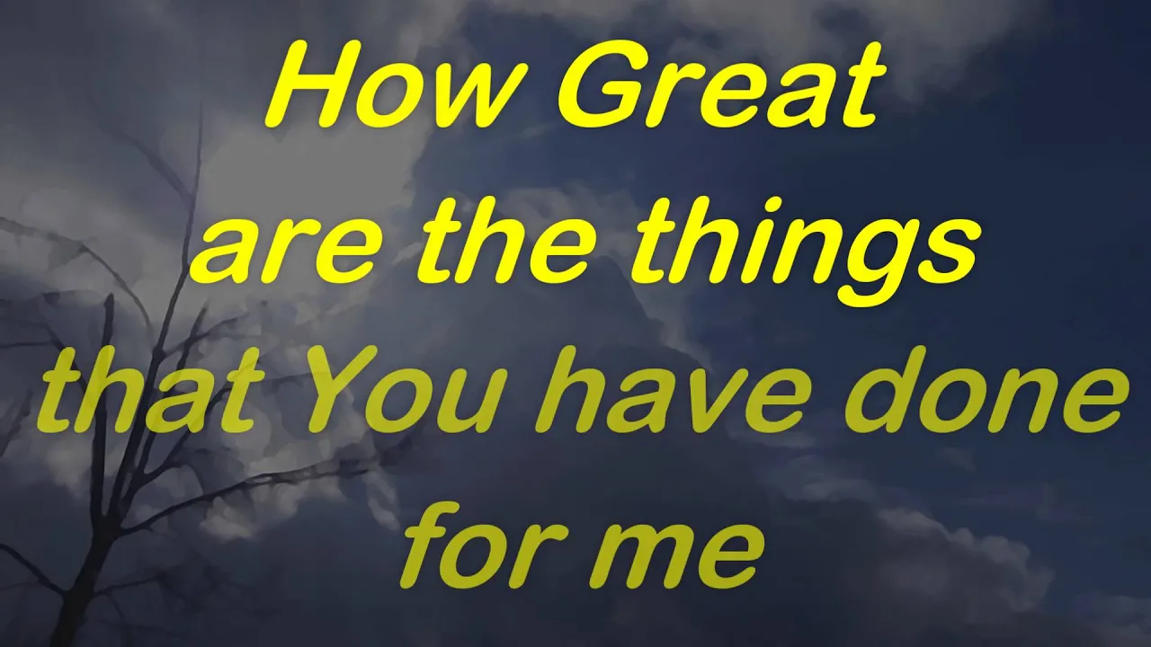How Great Are You Lord by Robin Mark