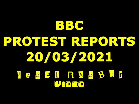 BBC Report from London Protests (Taken from BBC twitter @BBCNews)