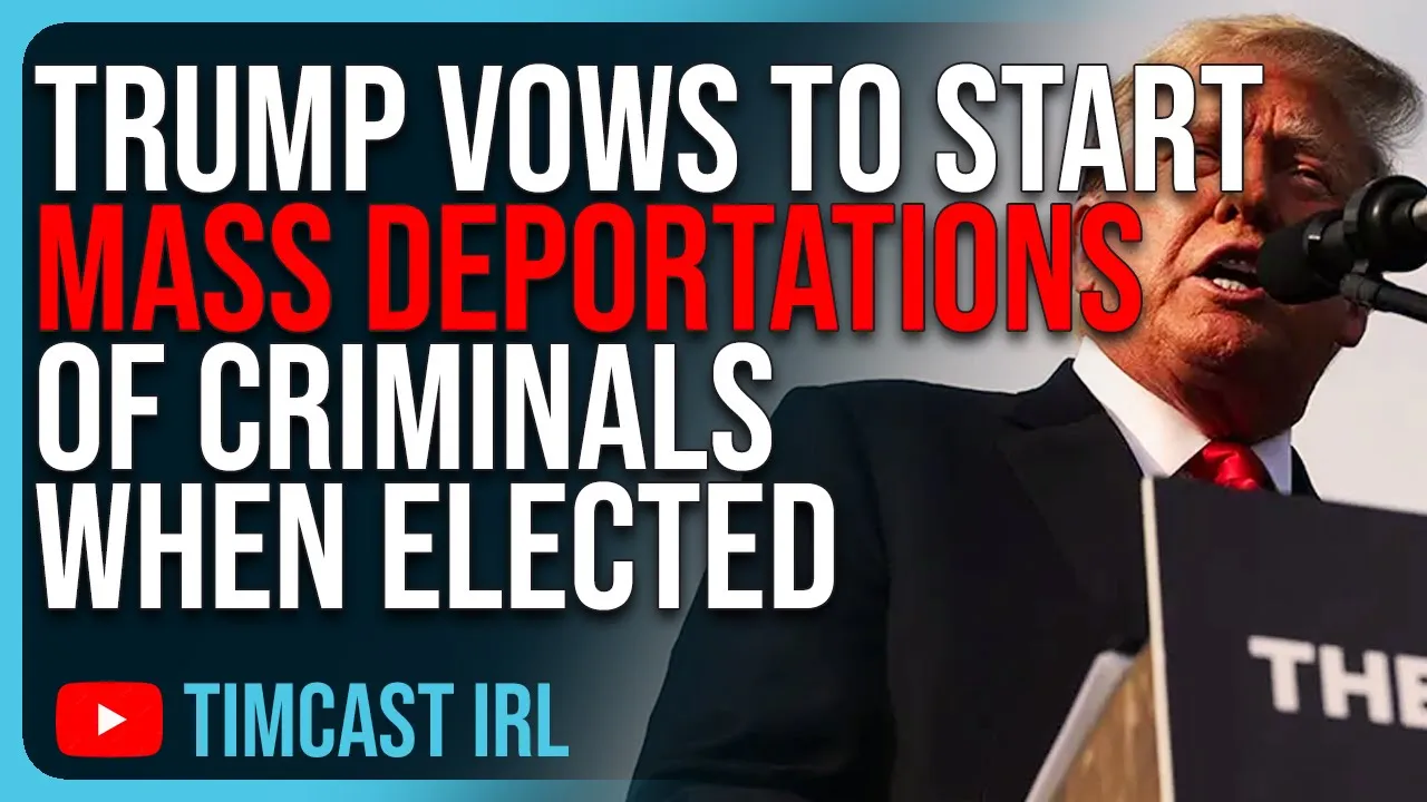 Trump Vows To Start MASS DEPORTATIONS Of Criminals When Elected