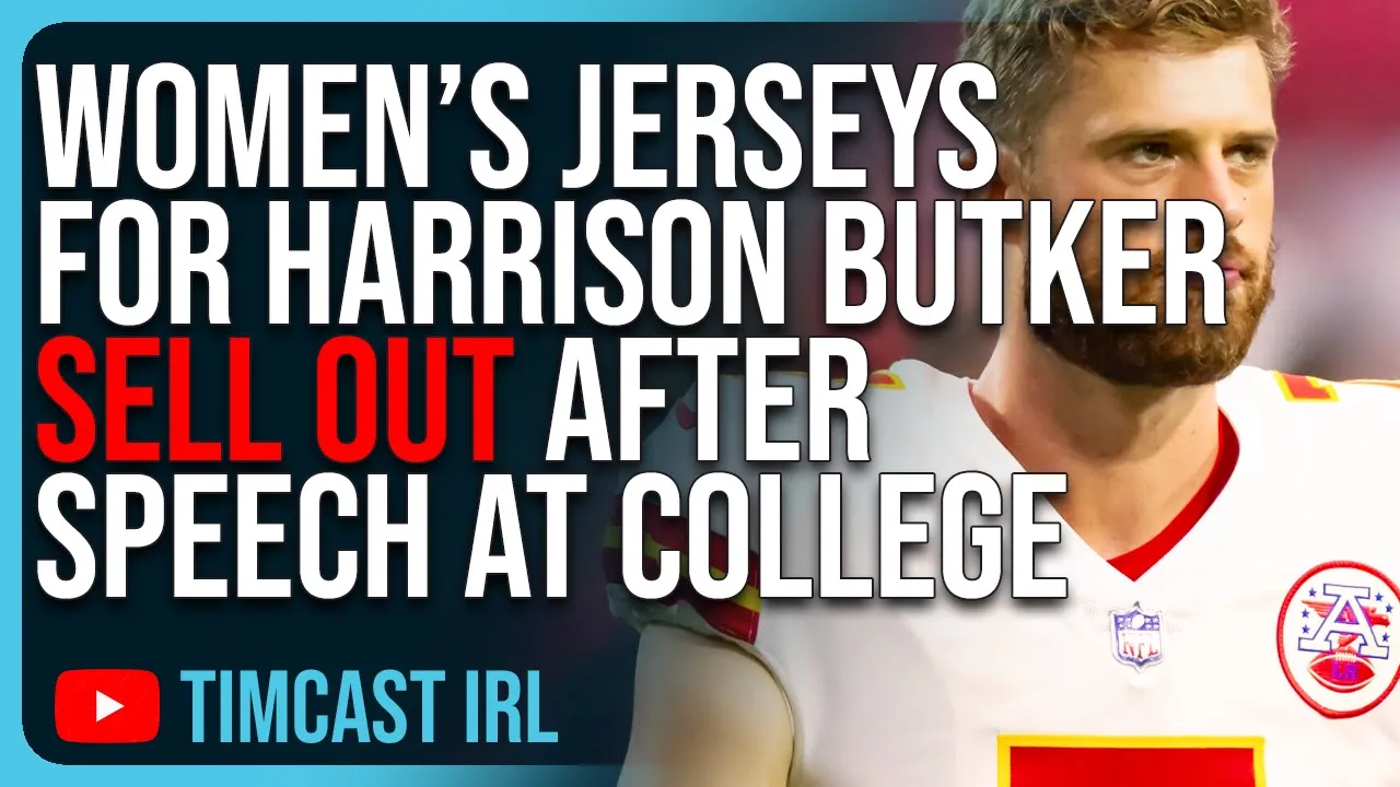 Women’s Jerseys For Harrison Butker SELL OUT After Speech At College