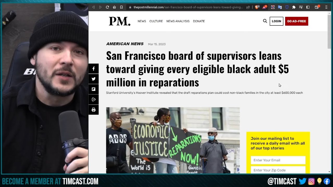 SF Prepping $5M Reparation Plan In INSANE Move That Will Cost Non Black Families $600k EACH