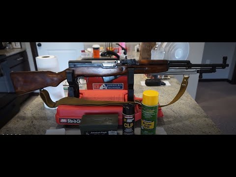 How to clean the SKS rifle.