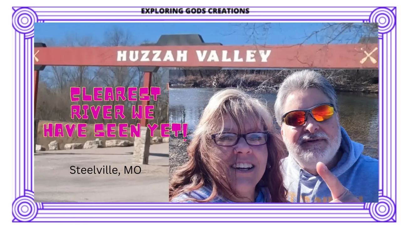 video Huzzah Valley Resort, Beautiful property, Friendly staff, Clearest river we have seen yet!