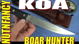 Knives of Alaska Boar Hunter knife: Man Enough?