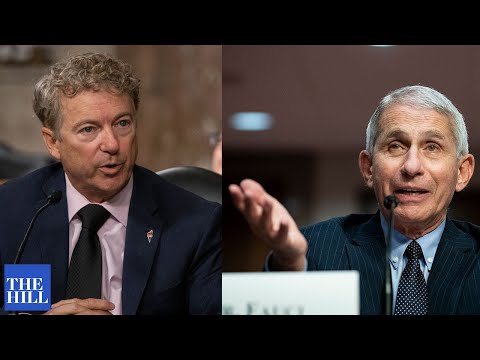 THE LEFTS GOD  Fauci ARGUES with Rand Paul clashed in all hearings
