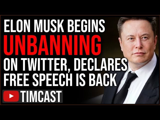 Elon Musk RESTORES Jordan Peterson, Babylon Bee, Says FREE SPEECH IS BACK, Woke LOSING Their Minds