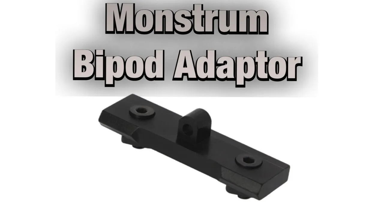 Monstrum Bipod Adaptor for M-Lok Hand guards