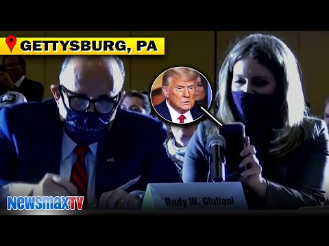 Nov. 25: Trump phones in to legal team's address