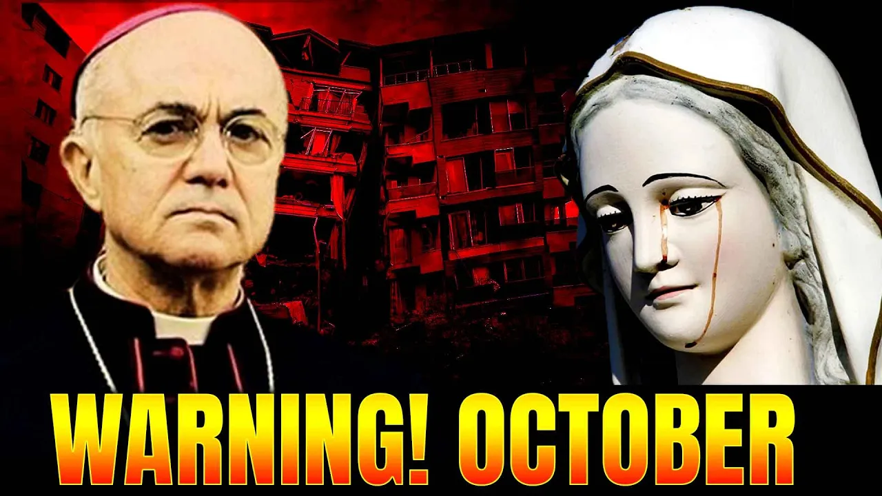 Bishop Vigano - Statue Of Our Lady In Civitavecchia Weeps Tears Of Blood And 3 Mysterious Prophecies