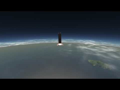 Kerbal Space Program - Autolanding on barge first stage