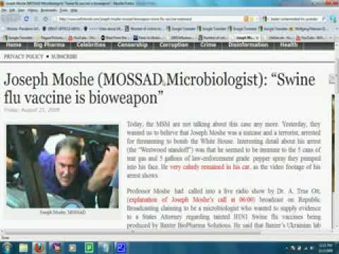 PROOF of MILITARY origins of H1N1 Swine Flu Vaccine BIOWEAPON and Baxter Corp CRIMINAL record