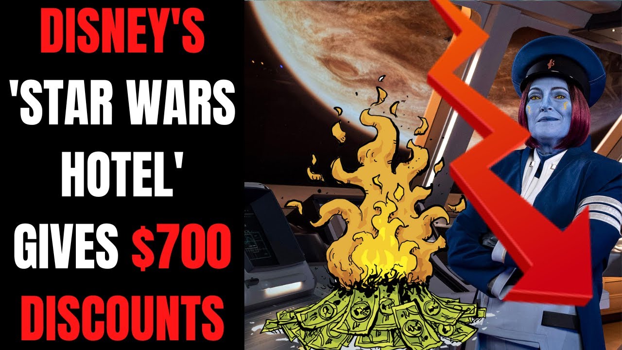 Disney's FAILED 'Star Wars Hotel' Forced To Give $700 Discounts | SJW-Woke Disney FAIL