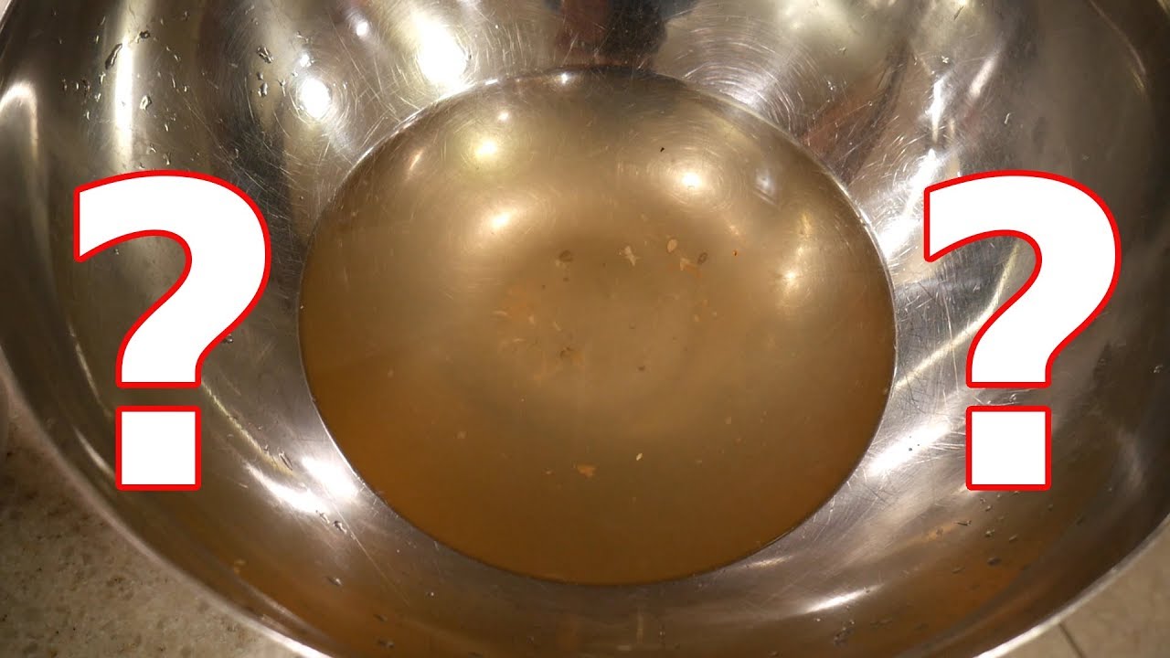 PESTICIDES: What did this Yellowish Poison Wash Off From? (Fruit and Vegetable Juicing)