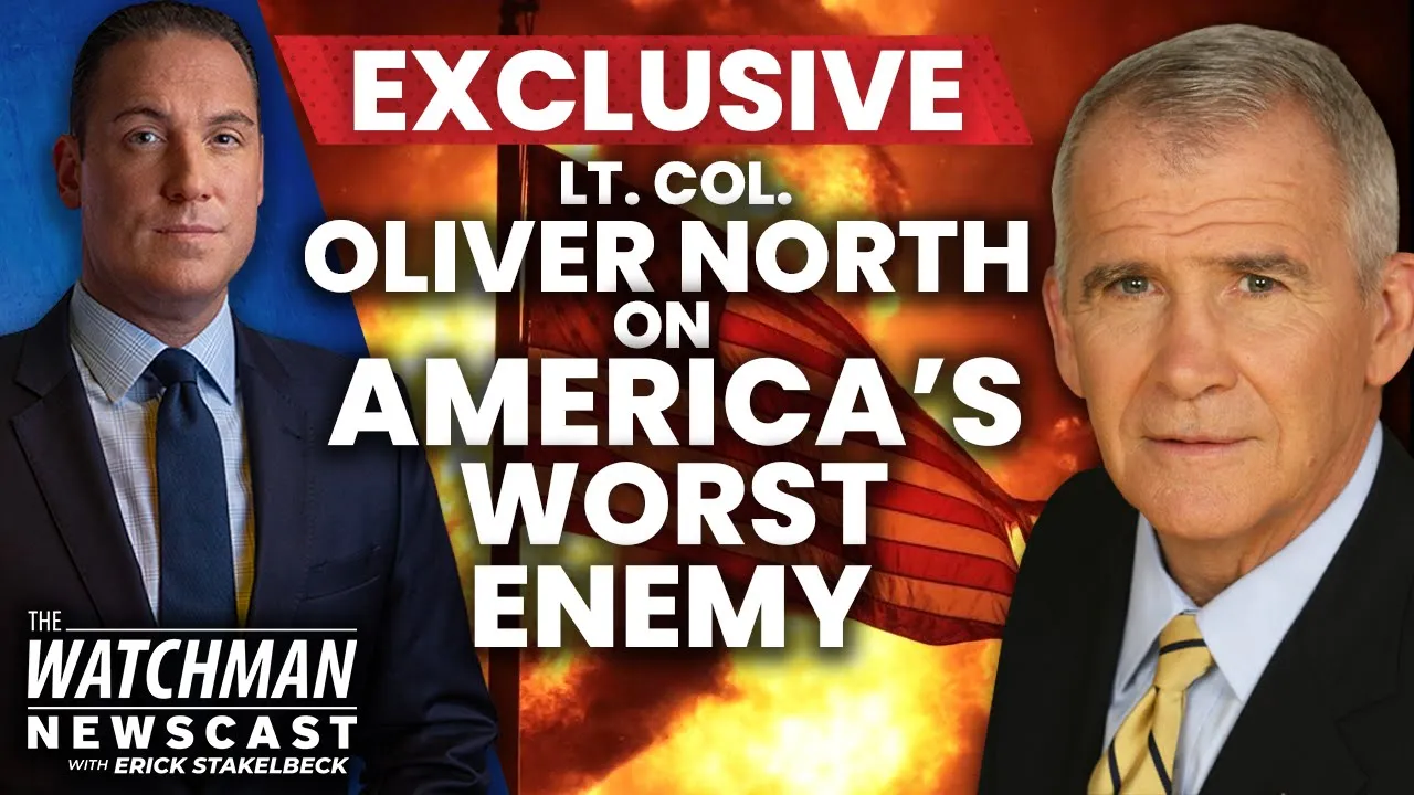 EXCLUSIVE: Lt. Col. Oliver North on Consequences of America Turning from God | Watchman Newscast