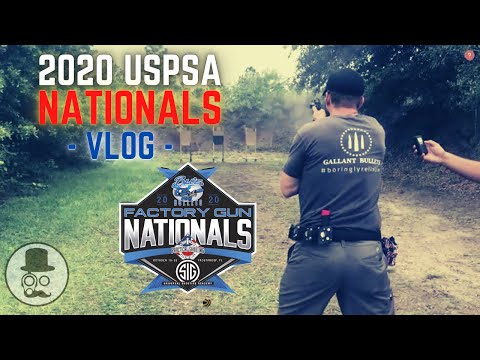 2020 USPSA Nationals VLOG - what it's like to compete at the highest level and be an idiot