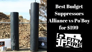 Best Budget Suppressors - Alliance vs Po'Boy for $199