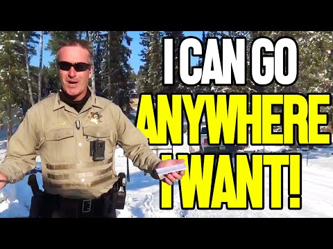 Man Catches Officer Trespassing and Orders Him to Leave