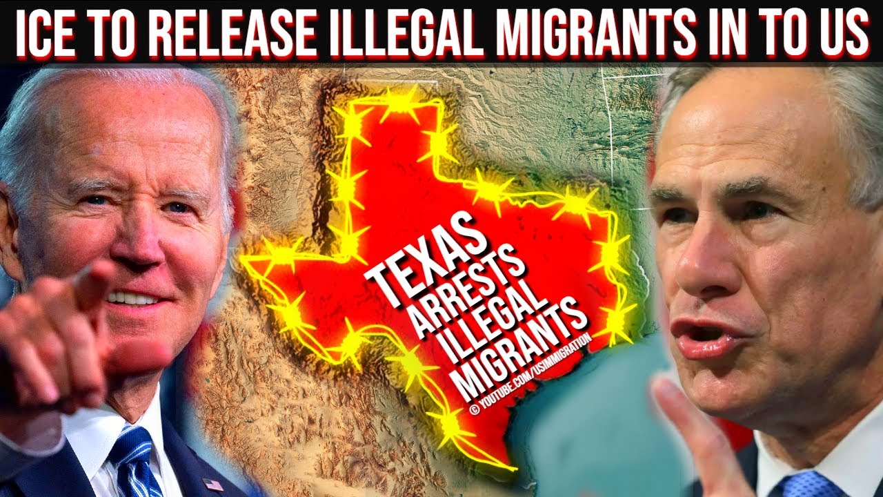 BIDEN Admins ICE to Release illegal Migrants from Prison to NYC Streets🚨Texas will Arrest Migrants
