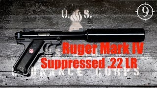 Ruger Mark IV Tactical Suppressed .22LR Review (Hitman's Krugermeier) 22 pistol