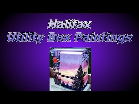 Halifax Utility Box Artist Paintings 3D slideshow